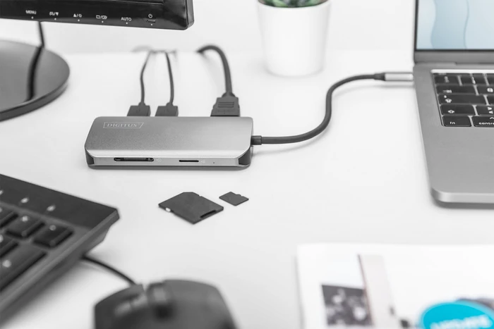 Digitus USB-C Docking Universal Docking Station 8-Port, USB-C 3.0 [Stecker]