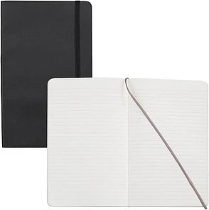 Moleskine Klassik Notizbuch, 130x210mm, liniert, weicher Einband Large, schwarz, 240 Blatt