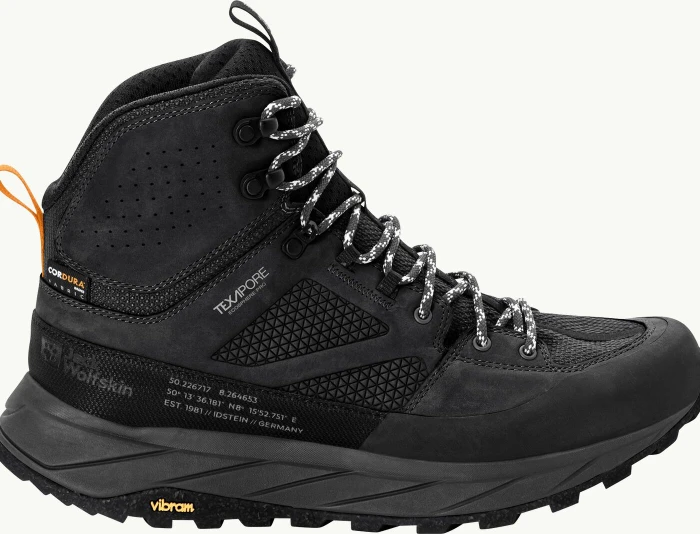 Jack Wolfskin Terraquest Texapore Mid schwarz (Herren)