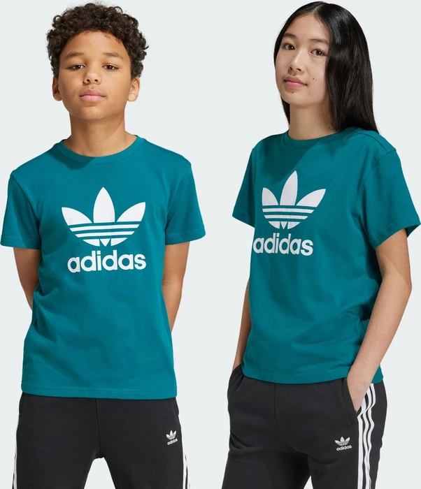 adidas Trefoil T-Shirt kurzarm legacy teal (Junior)