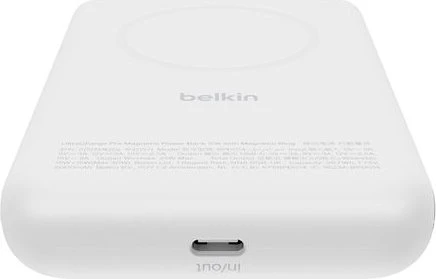Belkin UltraCharge Pro Powerbank 10K mit Magnetring 10000mAh weiß