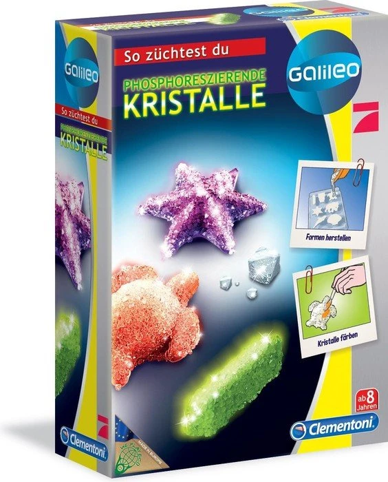Clementoni Galileo Fluoreszierende Kristalle