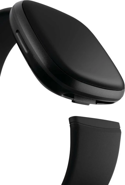 Fitbit Versa 3 Aktivitäts-Tracker black/black aluminium