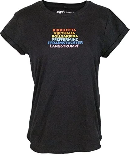 Bavarian Caps Pippilotta Viktualia T-Shirt kurzarm schwarz (Damen)