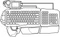 MadCatz S.T.R.I.K.E. 7 Keyboard, USB, DE Vorschaubild