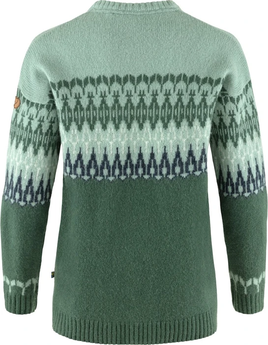 Fjällräven Övik Path Strickpullover deep patina/misty green (Damen)