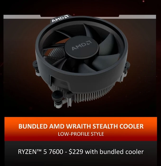 AMD Ryzen 5 7600, 6C/12T, 3.80-5.10GHz, boxed