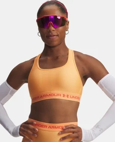Under Armour Armour Mid Crossback Sport-BH orange bloc/venom red (Damen)