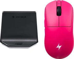 ATK Dragonfly A9 NB Ultra Wireless mit Ladestation, rosa, USB