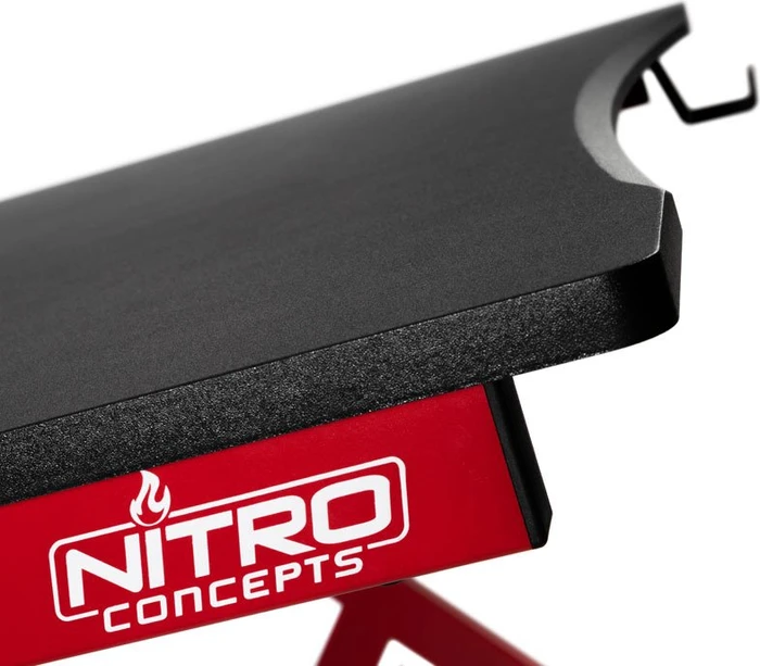 Nitro Concepts D12 Schreibtisch 116x76cm schwarz/rot