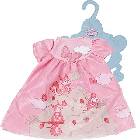 Zapf creation BABY Annabell Mode - Eichhörnchen Kleid rosa 43cm