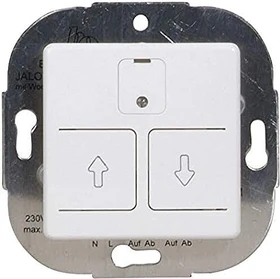 Opus Elektronischer Rollladenschalter mit 24h Automatik, polarweiß
