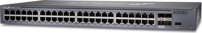 Juniper EX4000 Rackmount Gigabit Managed Switch, 48x RJ-45, 4x SFP+, Front to Back Airflow