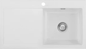 systemceram Mera 90 Einbau Becken rechts satin