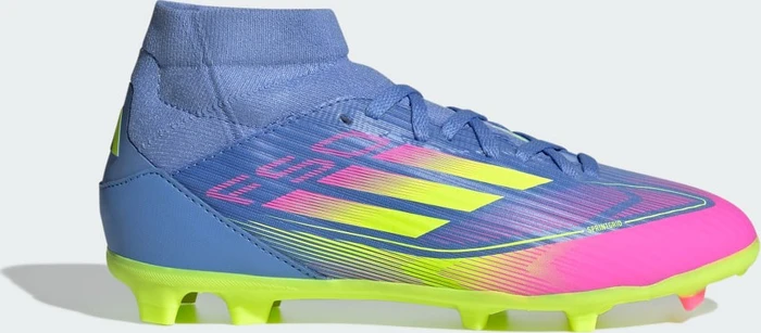 adidas F50 League Mid FG/MG blue fusion/lucid lemon/lucid pink (Junior)