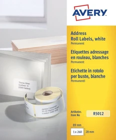 Avery-Zweckform Etiketten, 99.1x38.1mm, weiß, 220 Blatt (220 Etiketten)