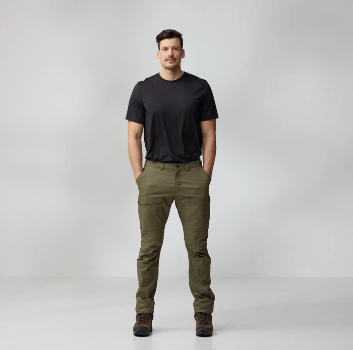 Fjällräven Abisko Hybrid Trail Hose lang laurel green (Herren)