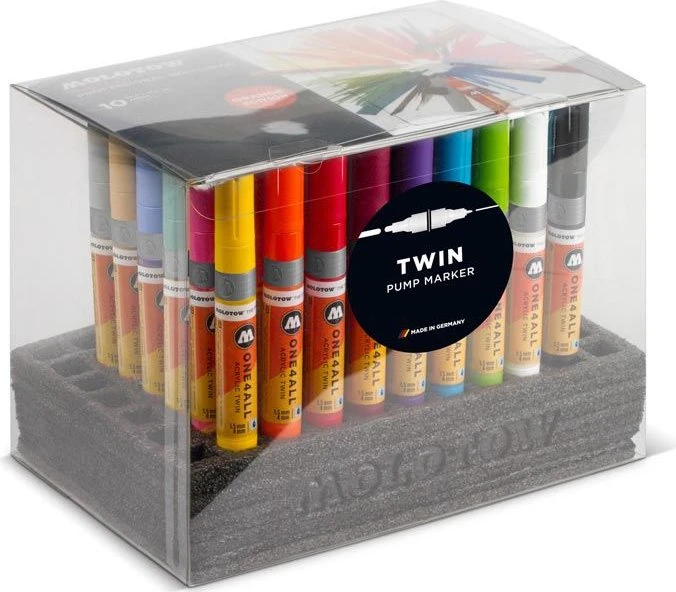 Molotow ONE4ALL Twin 1.5/4mm Acryl-Farbmarker