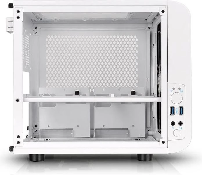 Thermaltake Core V1 Snow Edition, Acrylfenster, Mini-ITX