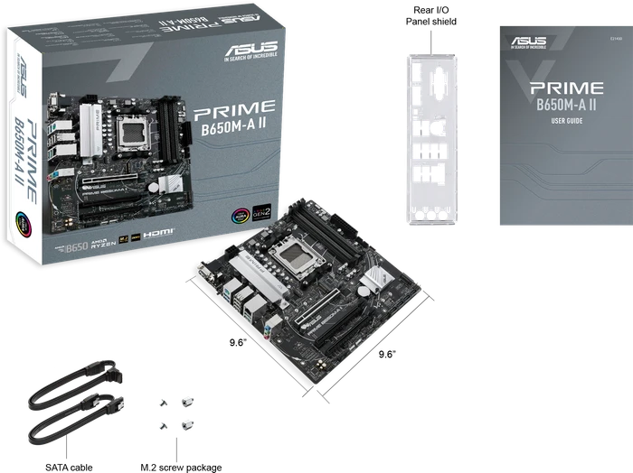 ASUS Prime B650M-A II (AMD AM5)