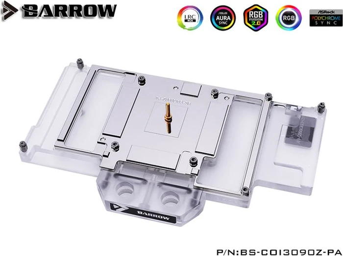 Barrow NVIDIA RTX 3090 LRC 2.0 Full Coverage GPU Water Block, Colorful BATTLEAX 3090 Aurora