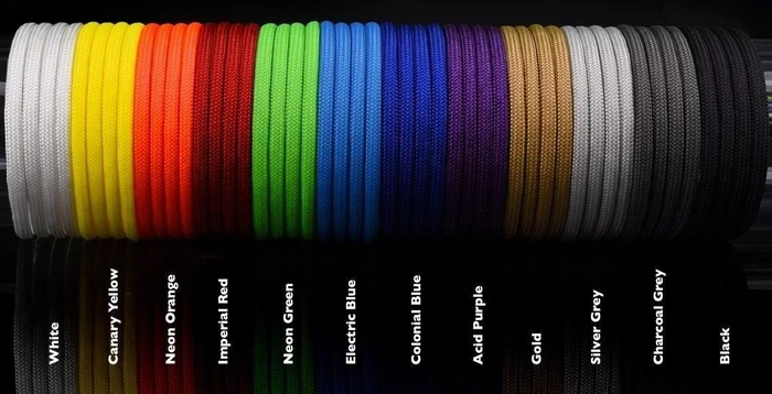Alphacool AlphaCord Sleeve 4mm Gewebeschlauch für Rundkabel, Gewebeschlauch, 3.3m, weiß