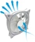 LC-Power Case Fan 120mm ARGB, weiß, LED-Steuerung, Fernbedienung, 120mm, 3er-Pack Vorschaubild
