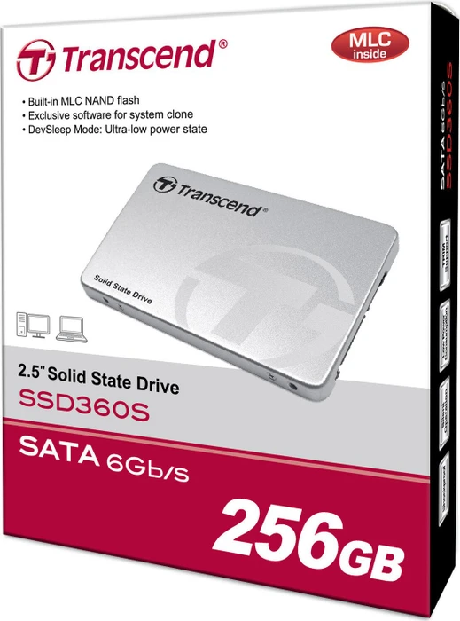 Transcend SSD360S 256GB, 2.5" / SATA 6Gb/s