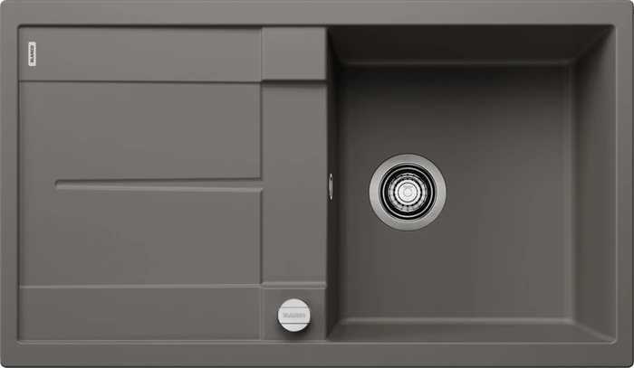 Blanco Metra 5 S Becken reversibel mit Ablauffernbedienung vulkangrau