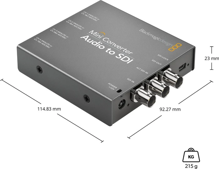 Blackmagic Design MiniConverter Mini Converter Audio to SDI