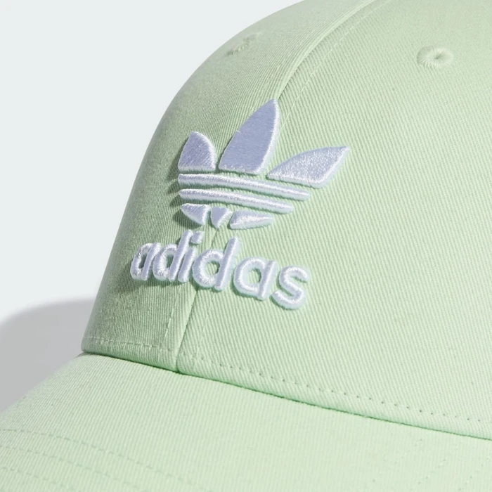 adidas Trefoil Baseball Kappe semi green spark
