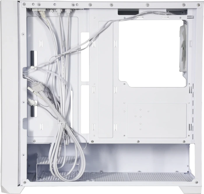 Silentware Flow 110 A-RGB White, Glasfenster