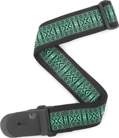 D'Addario Nylon Woven Guitar Strap Monterey Green
