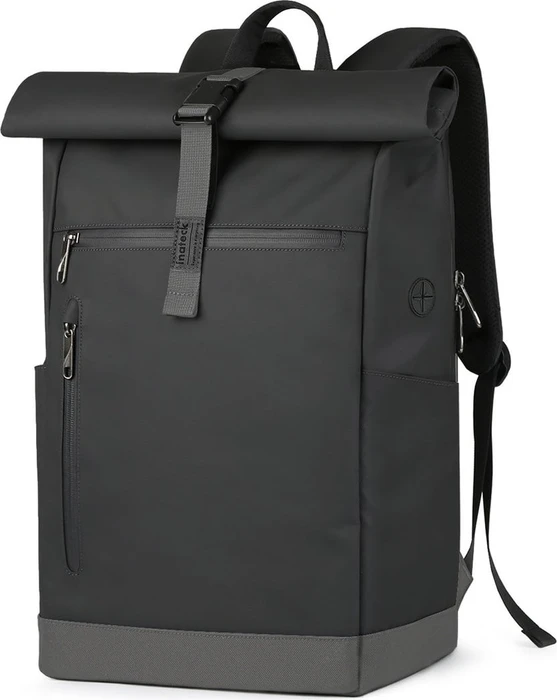 Inateck 17" RollTop Rucksack, schwarz