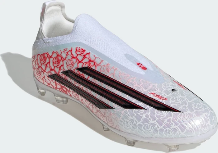 adidas F50 Elite Lamine Yamal Laceless FG cloud white/core black/lucid red (Junior)