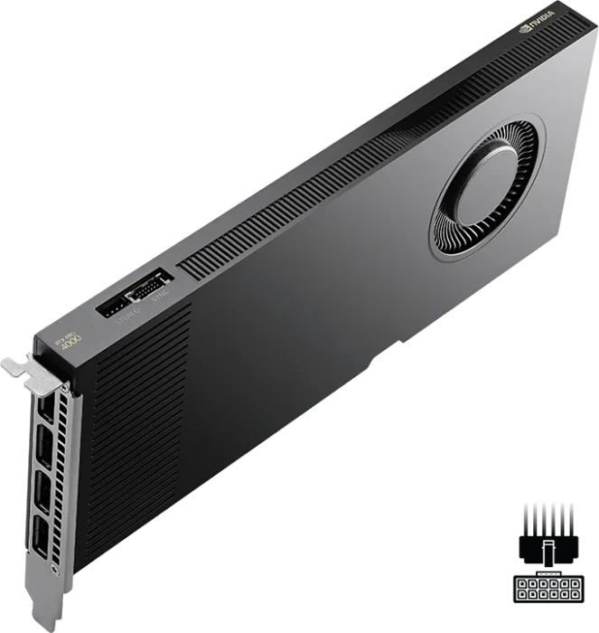PNY RTX PRO 4000 Blackwell, 24GB GDDR7, 4x DP, Smallbox