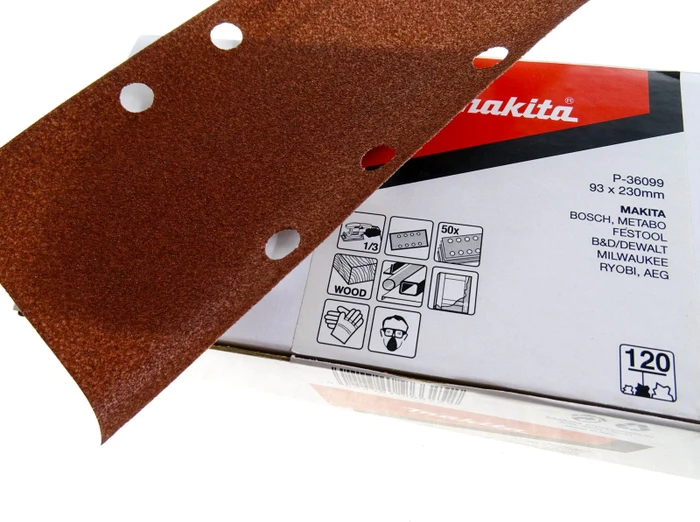Makita Schleifblatt K120, 93x230mm, 50 Stück