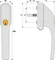 ABUS FG300 W AL0125 weiß, Fenstergriff abschließbar, 4er-Pack Vorschaubild