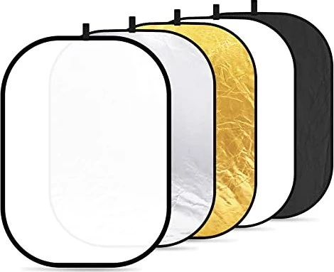 Neewer 5-in-1 tragbarer Lichtreflektor / Diffusor Set Oval 150x200cm