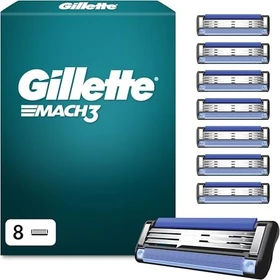 Gillette Mach3 Rasierklinge, 8 Stück