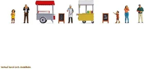 Noch Figuren-Themenwelt Eis- und Hot Dog-Wagen