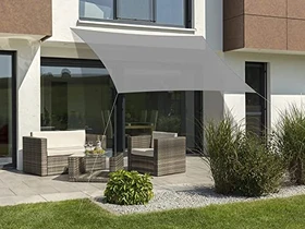 Schneider Teneriffa Sonnensegel 360x250cm silbergrau