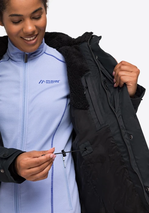 Maier Sports Lisa 2.1 Funktionsmantel schwarz (Damen)
