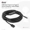 Club 3D USB-C 3.0 Kabel, aktiv, 5Gb/s, USB-C 3.0 Stecker auf USB-A 3.0 Buchse, 10m Vorschaubild