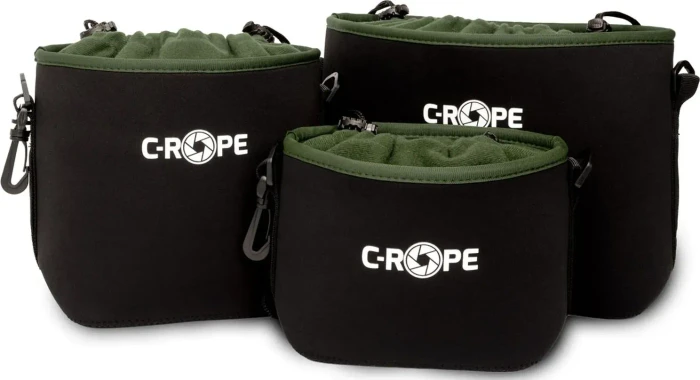 C-Rope Neopren Kamerabeutel mit Fleece-Fütterung S