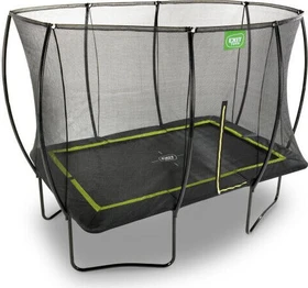 Exit Toys Silhouette mit Sicherheitsnetz 244x366cm Trampolin schwarz