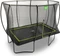 Exit Toys Silhouette mit Sicherheitsnetz 244x366cm Trampolin schwarz Vorschaubild