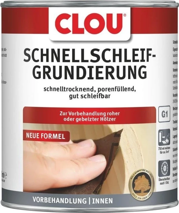 CLOU Schnellschleif-Grundierung farblos, 750ml