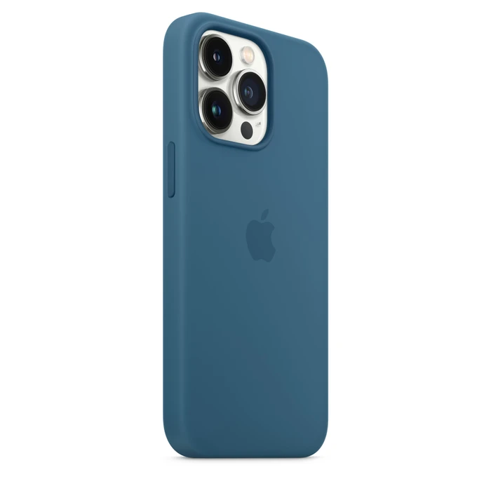 Apple Silikon Case mit MagSafe für iPhone 13 Pro eisblau