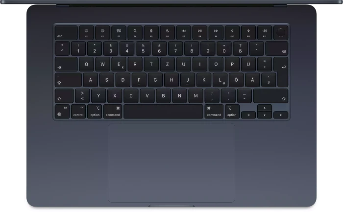 Apple MacBook Air 15", Midnight, M2 - 8 Core CPU / 10 Core GPU, 8GB RAM, 1TB SSD, DE [2023]